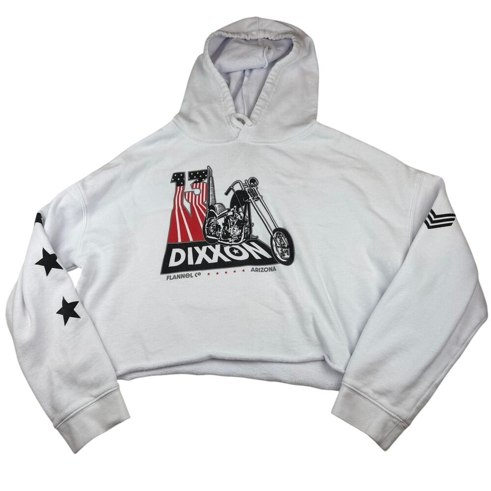 Dixxon Flannel Co Cropped Hoodie White XL